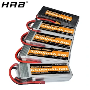 YouMe 2S 3S 4S 6S RC LIPO 배터리 7.4V 11.1V 14.8V 22.2V 3300MAH 4500MAH 5200MAH 6200MAH 6500MAH T XT60 하드 케이스 RC 부품 8 최고의 판매 3s Lipo Shorty -№2