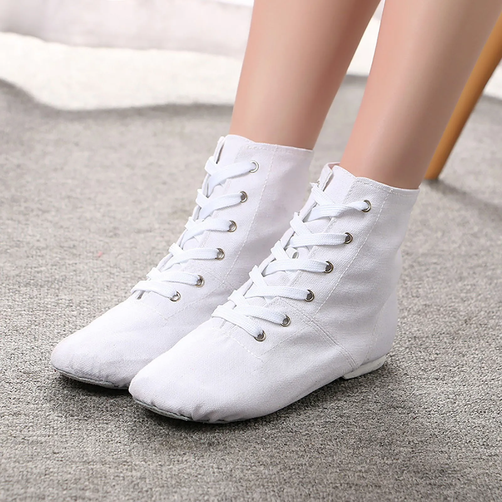 Girls Baby Shoes Children Canvas Dance Shoes Soft Soled Training Shoes Ballet Shoes Casual Sandals Dance Walking Boots for Baby