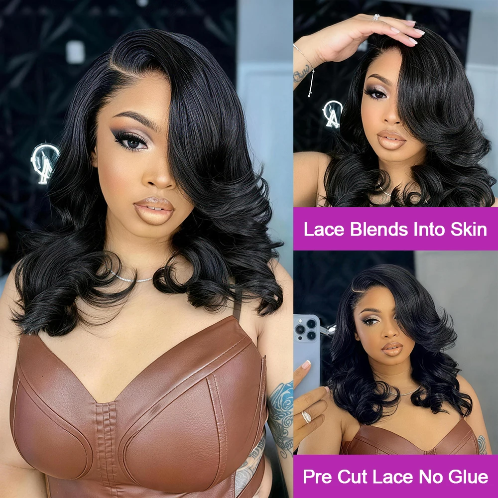 Parrucca corta con onde natura - Hd Lace Frontal Wig Human Hair Pre Plucked recensione e prezzo