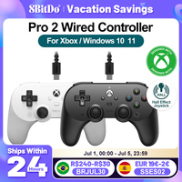 8BitDo Pro 2 Xbox Controller Wired Gamepads PC for Xbox Series X S Xbox One Windows 10 11 Hall Effect Joysticks and Triggers