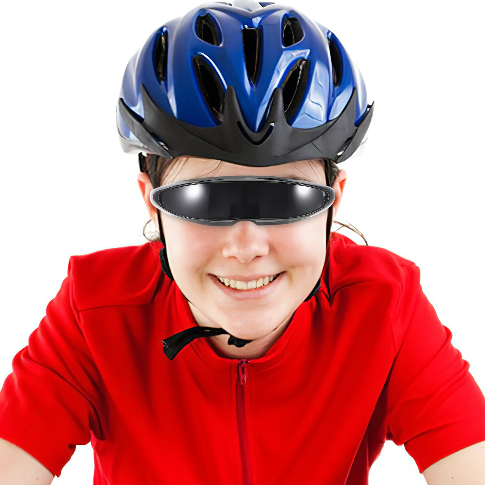 

Uv Protection Sporty Wrap Around Sunglasses Windproof Scratch Resistant Cycling Gear Eyewear For Biking Riding Driving Outdoor