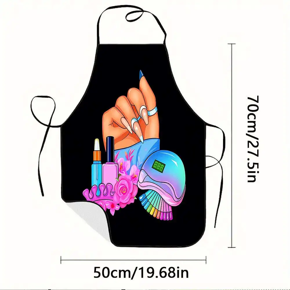 Aprons from 1pc beauty-themed series Durable and easy to clean Home Kitchen Cleaning Universal Apron
