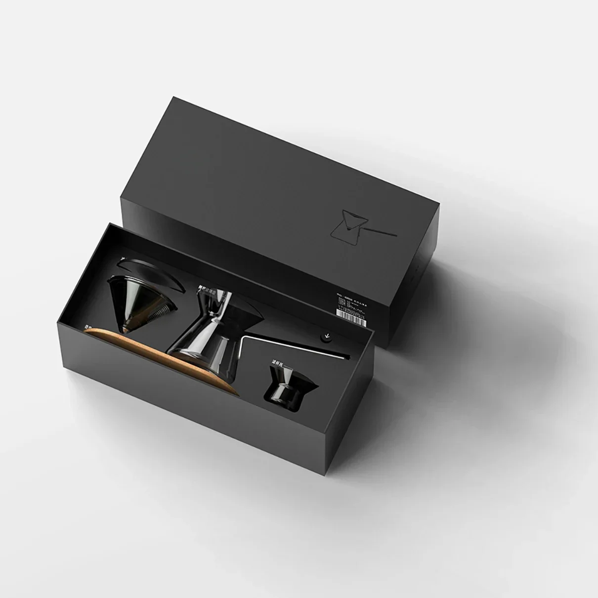 طقم شاي زجاجي مغناطيسي أنيق، فلتر من الفولاذ المقاوم للصدأ، مقبض طويل، مضاد للحرق، شاي زجاجي عالي الجودة، فصل المياه، هدية لمحبي الشاي