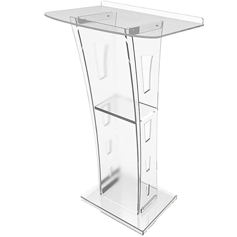 Acrylic Podium Plexiglass Pulpit School Church Lectern Modern Clear Thick Acrylic Podium Lectern Church Pulpit