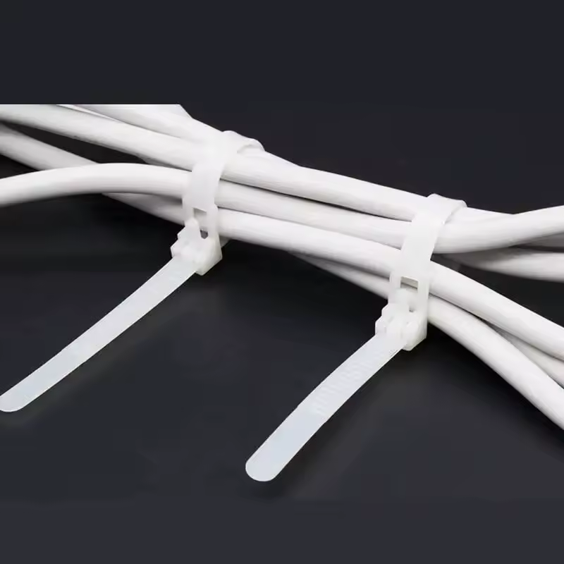 20pcs Plastic Reusable Cable Ties 8*200/250/300/450 Releasable Nylon May Loose Slipknot Recycle High Quality DIY - Image 6