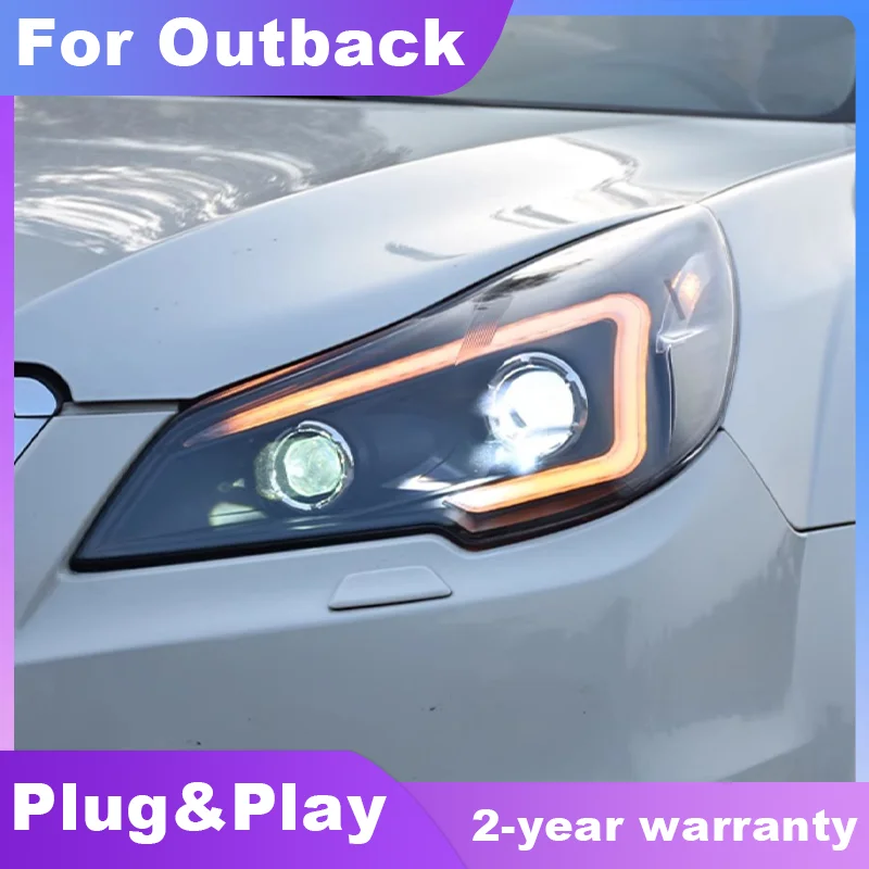 Car Lights for Subaru Outback Legacy LED Headlight 2010-2016 Outback Legacy Lamp Drl Projector Lens Automotive Accessories