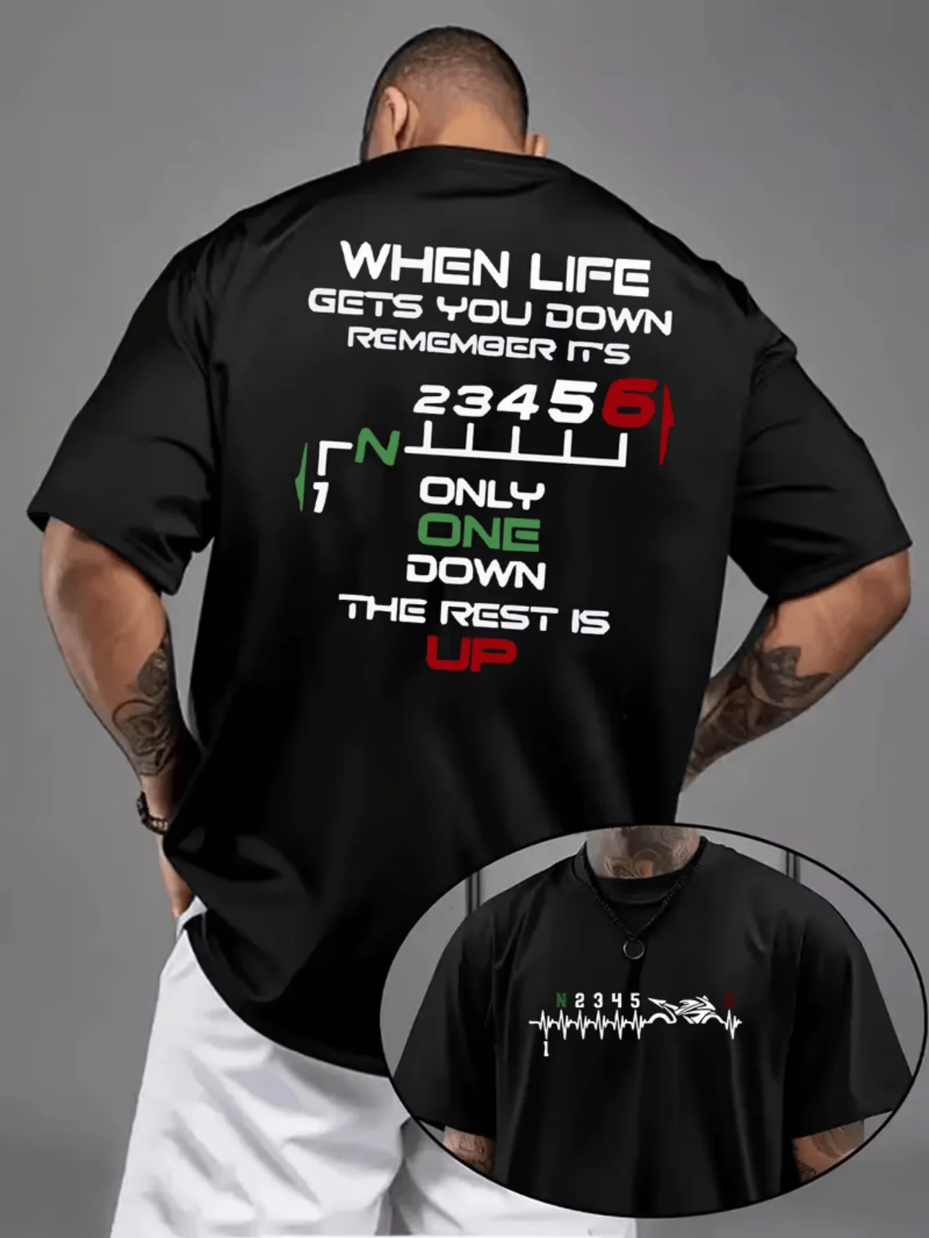 Print T-shirts Men Women Loose Motorcycle Shift Slogan Daily Streetwear Oversized Short Sleeve Tops Men Clothing