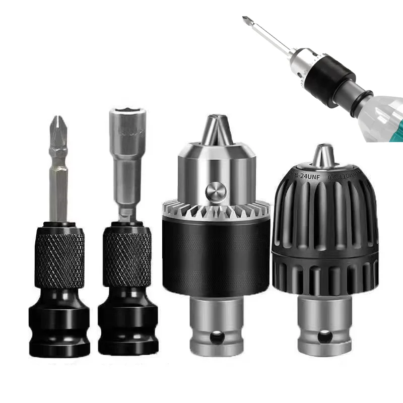 1/2 20UNF الحفر تشاك 1/2 تشاك محول 2-16 مللي متر قدرة بدون مفتاح تشاك 2-16 مللي متر المشبك المدى لتحويل وجع #1