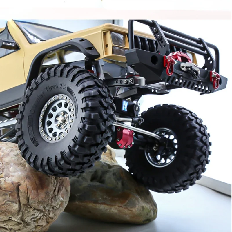 

RC 120MM 1.9" Rubber Rocks Tires For 1:10 RC Rock Crawler Axial SCX10 Canyon Trail Trax TRX4 TRX6 #8174