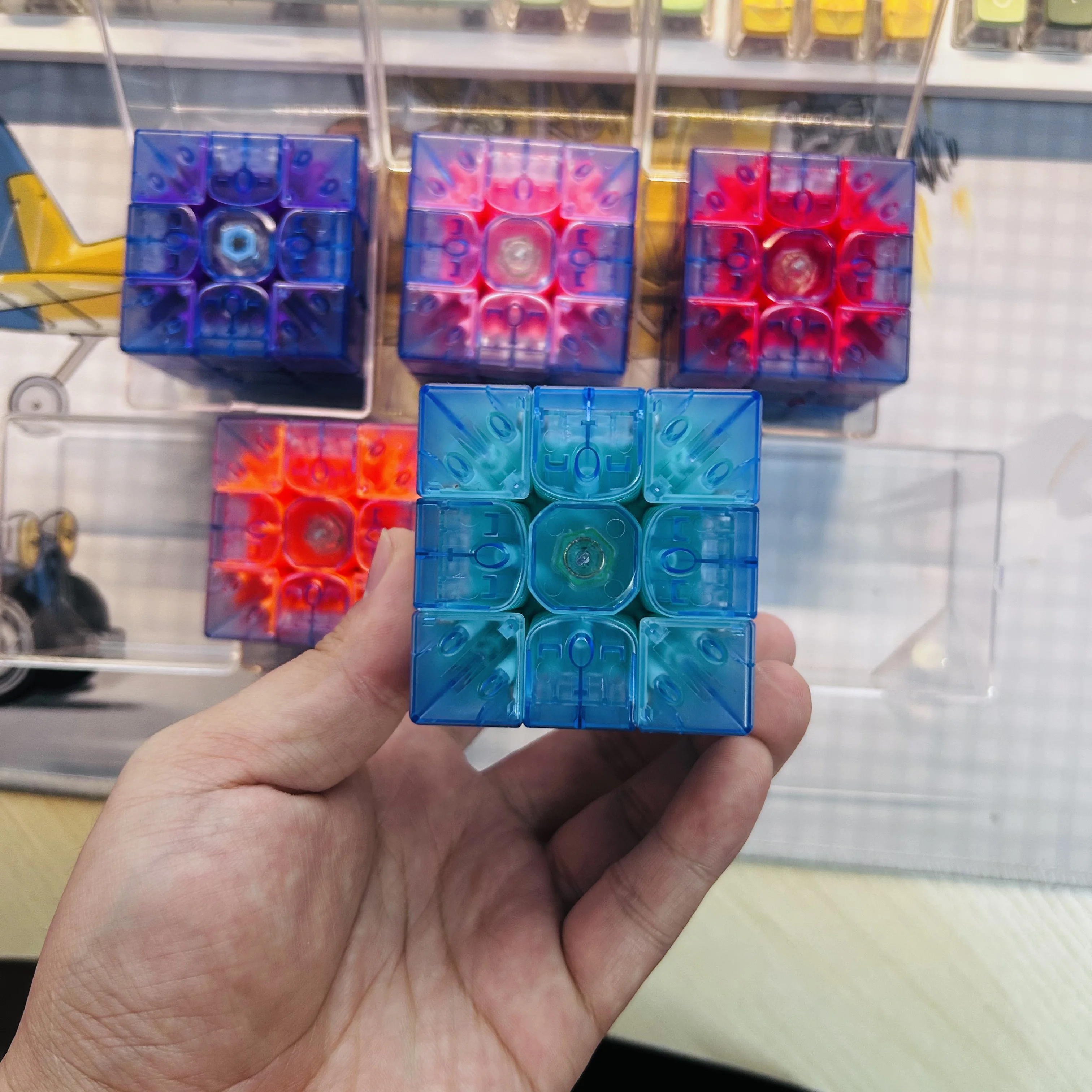 GAN 356X Limited Edition 3x3 Cube 3x3 Magic Cube Gan356X Sticker Maglev  Magnetic Cube Puzzle Toys for Kids