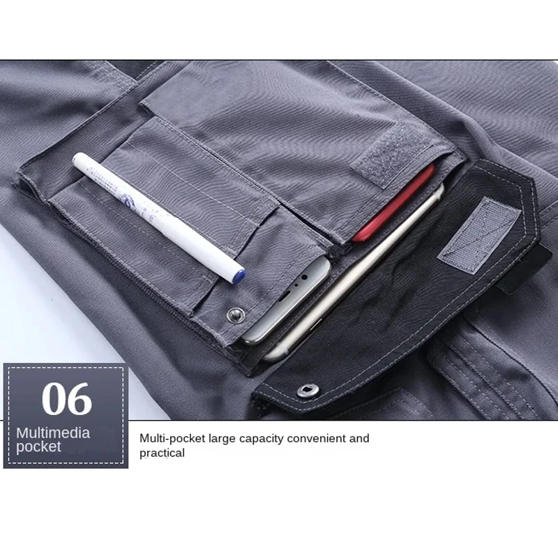 2026 جديد ملابس العمل الرجال البناء عاكسة السلامة المآزر بدلة لحام ورشة تصليح السيارات ميكانيكي حجم كبير الملابس