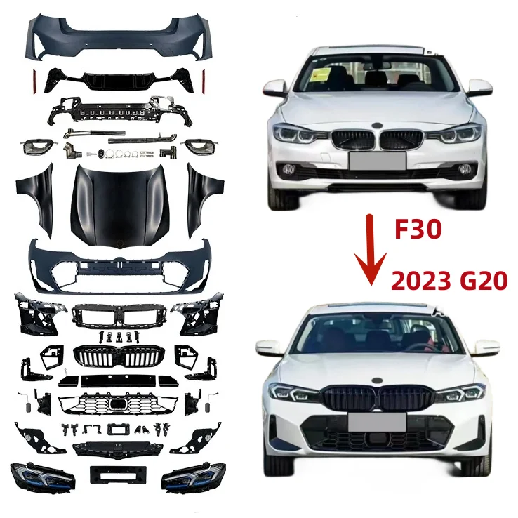 

2013-2019 Year 3Series F30 Upgrade G20 LCI Bodykit Auto Body Systems 330LI 340LI Car Bumpers F30 Old To New Bodykit G20 Facelift