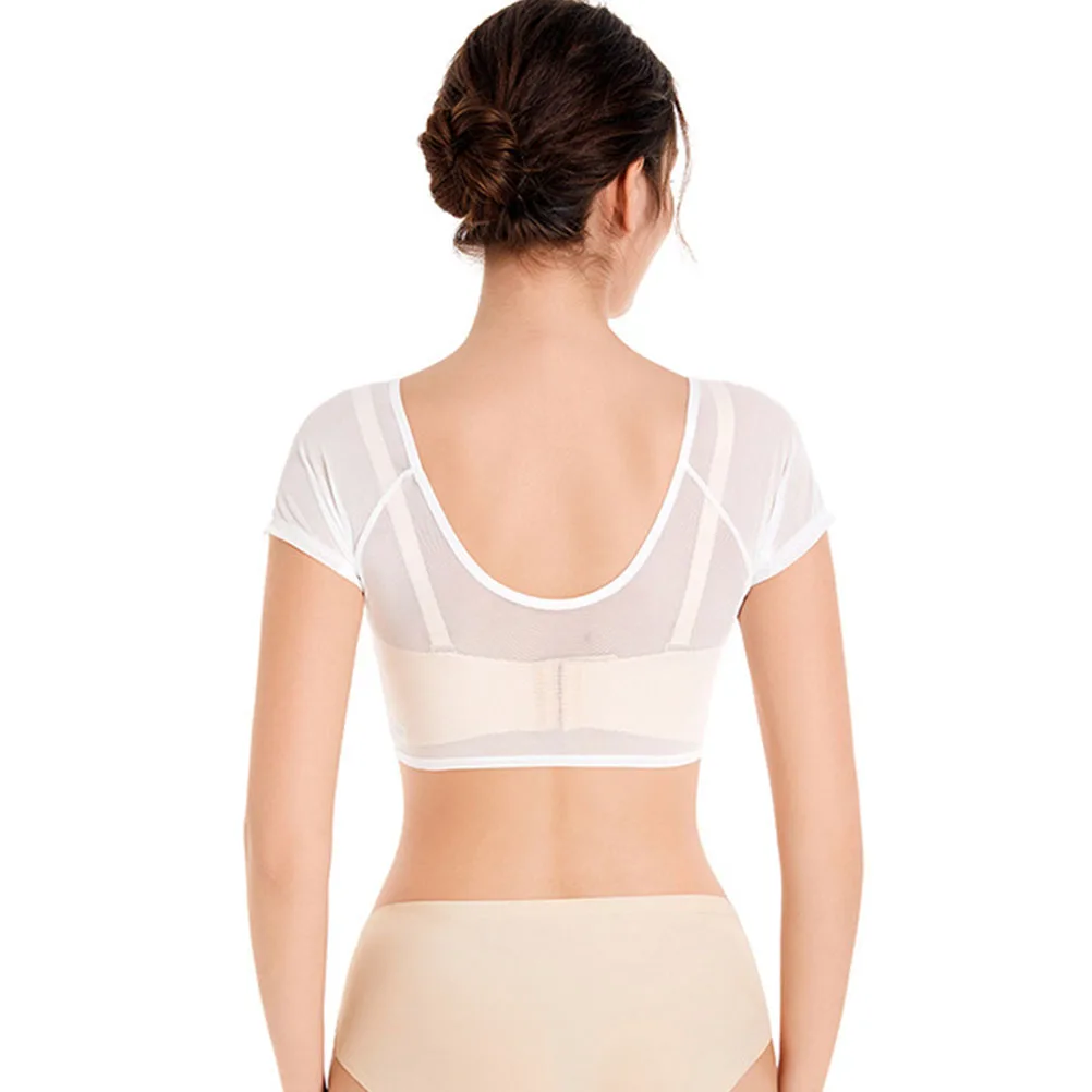 

3Pcs Women Armpit Sweat Pad Vest Thin Nylon M Black White Skin Washable Breathable AntiSweat Underarm Shirt