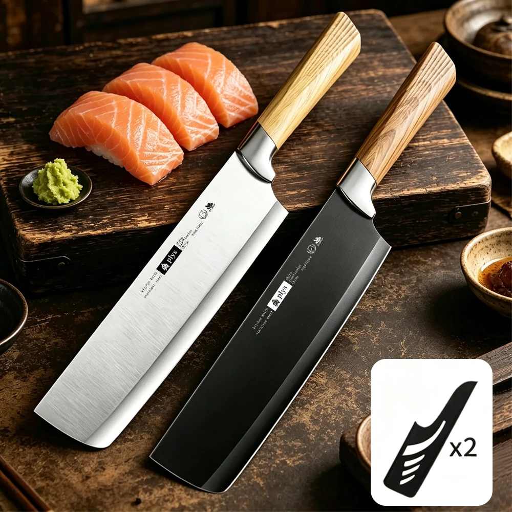 Stainless Steel Kitchen Slicing Knife Japanese Style Chef Knife Watermelon Kitchen Knife Ultra Sharp Multipurpose Cooking Knife