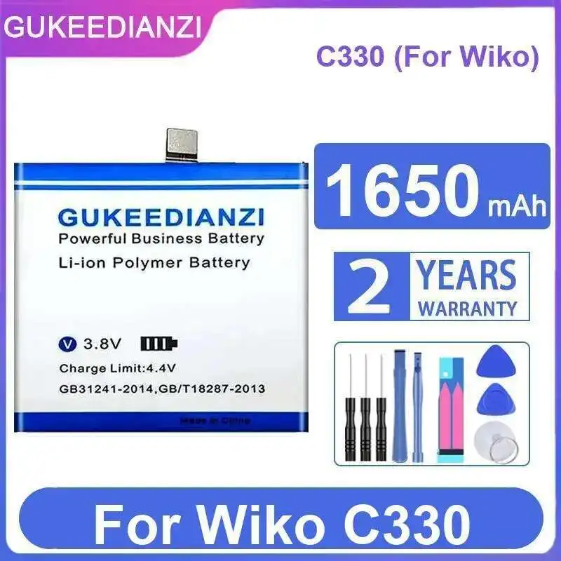 

Для Wiko C330 безопасная быстрая зарядка аккумулятора мобильного телефона 1650 мАч