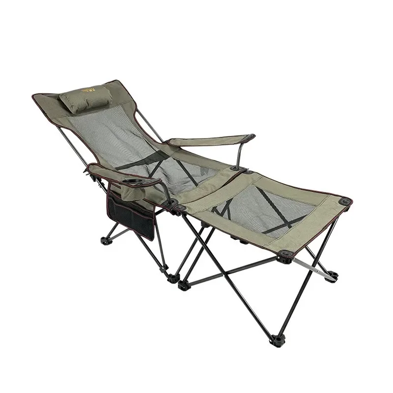 

Adjustable Outdoor Portable Aluminum Folding Camping Chair for Beach Picnic Fishing Park Use