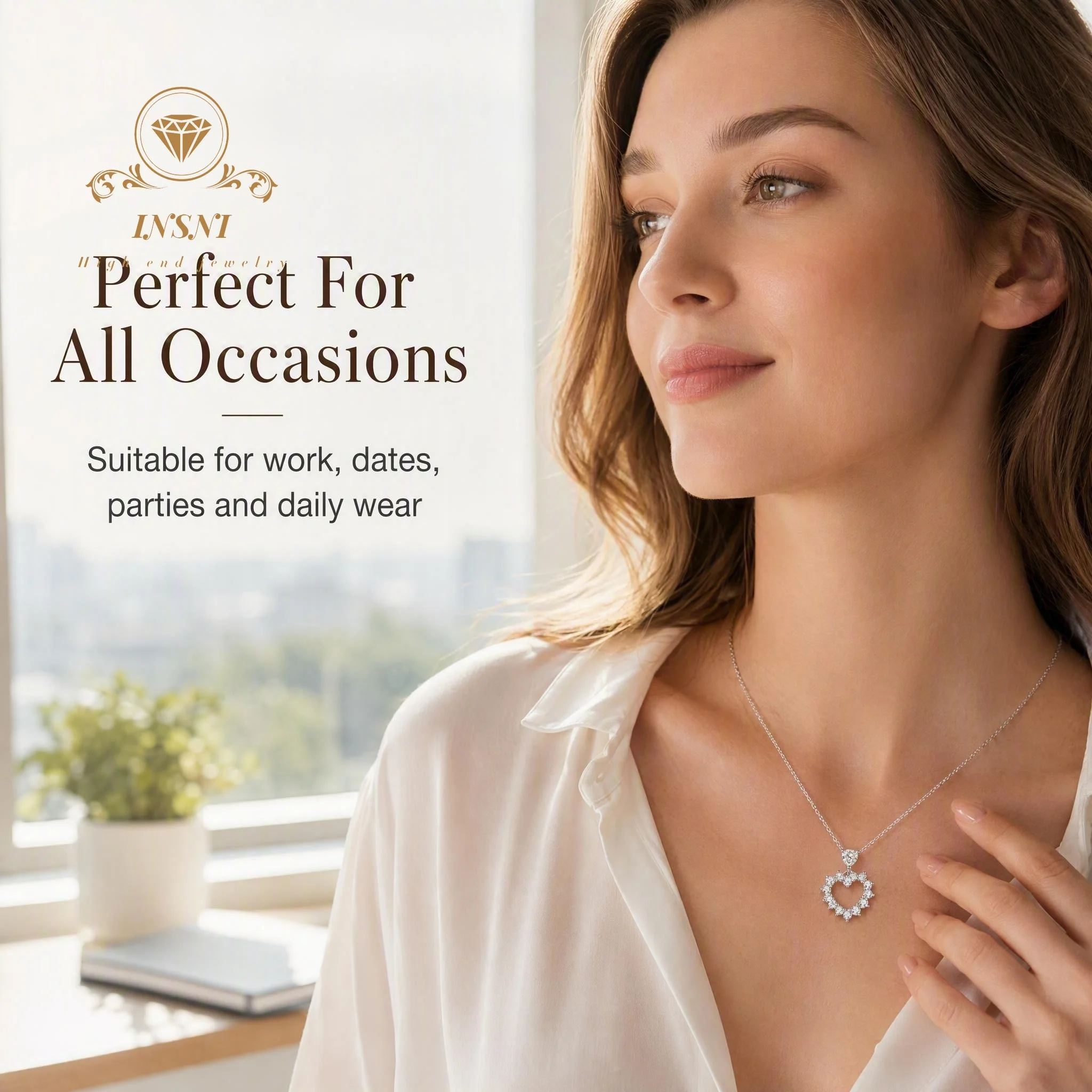 Naszyjnik z sercem, elegancki, – Women'S Affordable Accessories recenzja i cena