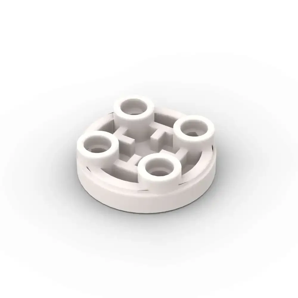 MOC 10개 부품 브릭 3567 라운드 2x2 인버티드 타일 빌딩 블록 세트 하우스 캐슬 파티클 퍼즐 DIY 조립 장난감 어린이 선물