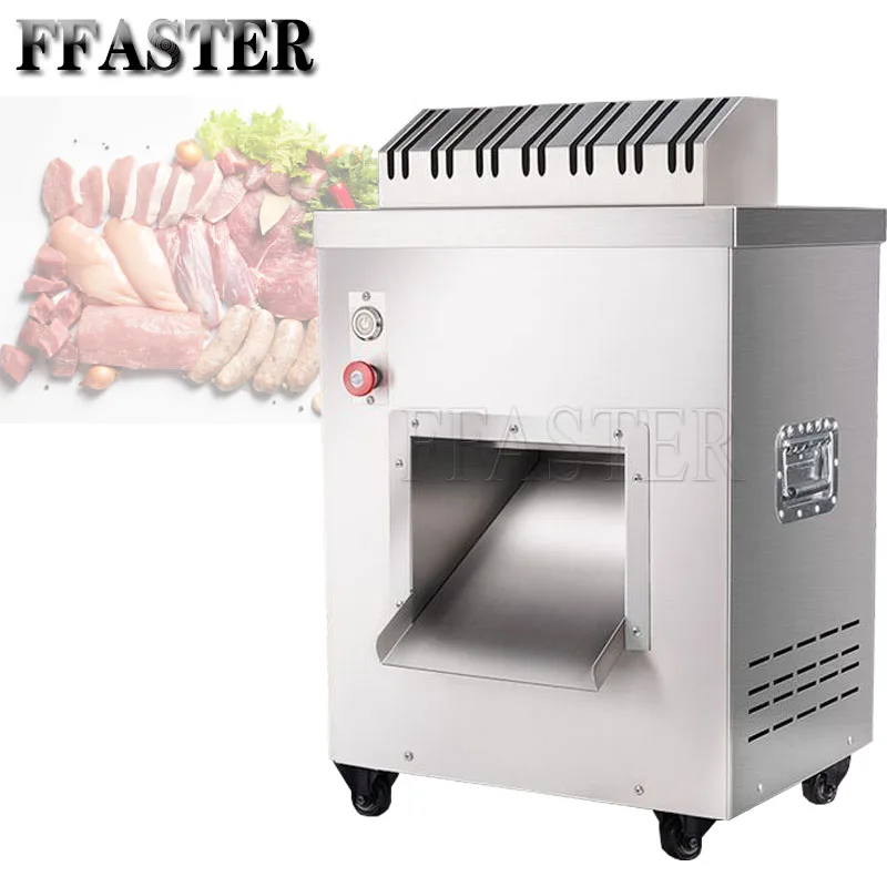 Electric Meat Slicer Machine Commercial Automatic Stainless Steel Electric Slicer Potato Slicing Machine