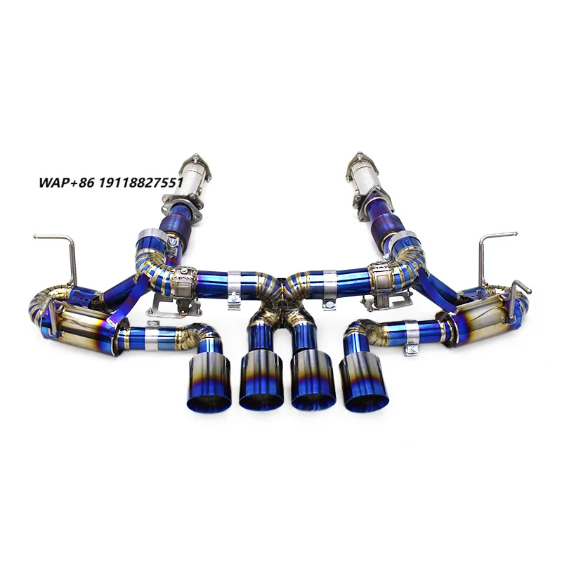 Boska Titanium Catback Exhaust Valvetronic/OEM Valve Car Exhaust Muffler Downpipe for CORVETTE C8 Z06 2019-2023
