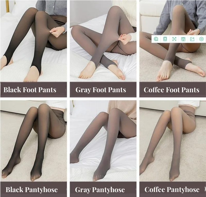 2026 120KG Warme Winter-Strumpfhose Übergröße Sexy Strumpfhose Damen Fake-Strümpfe Panty Skin Effect Dicke Transparente Strumpfhose Leggings – Detail 4