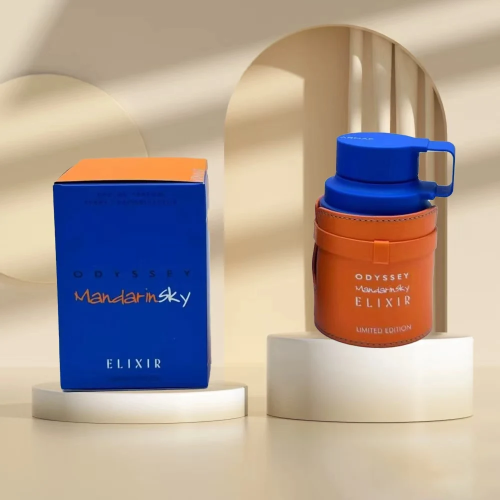 

Armaf Odyssey Mandarin Sky Elixir Limited Edition Unisex eau de toilette Spray, 3.4 oz (100ml), simple and elegant