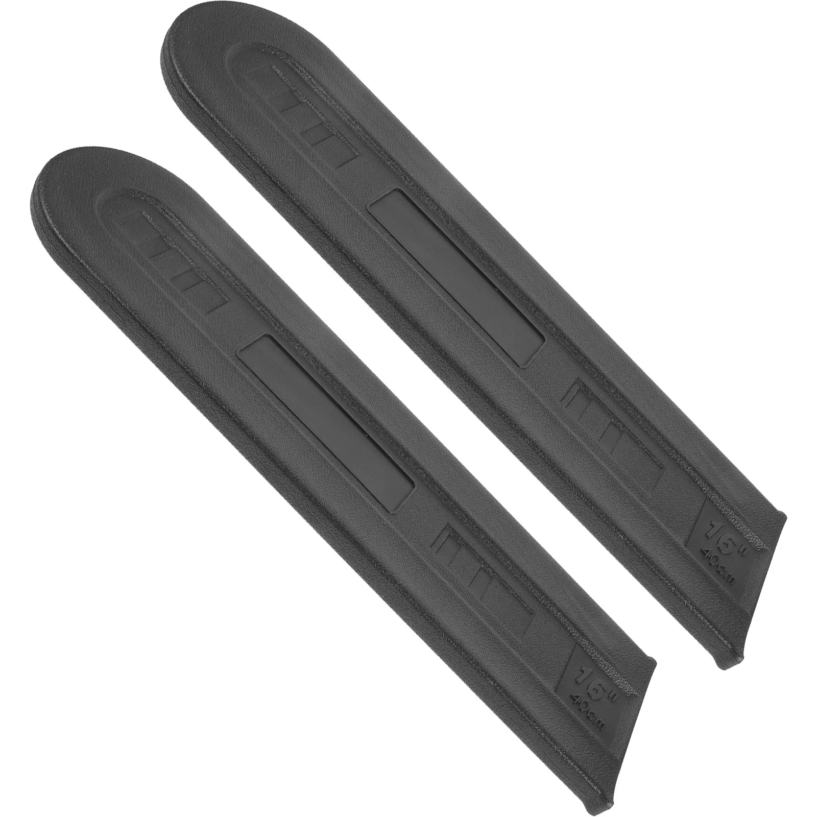 

2Pcs Portable Chainsaw Bar Cover Smooth Texture Easy Storage Safety Protector for Home and Outdoor Use Chainsaw Bar Plastic Case