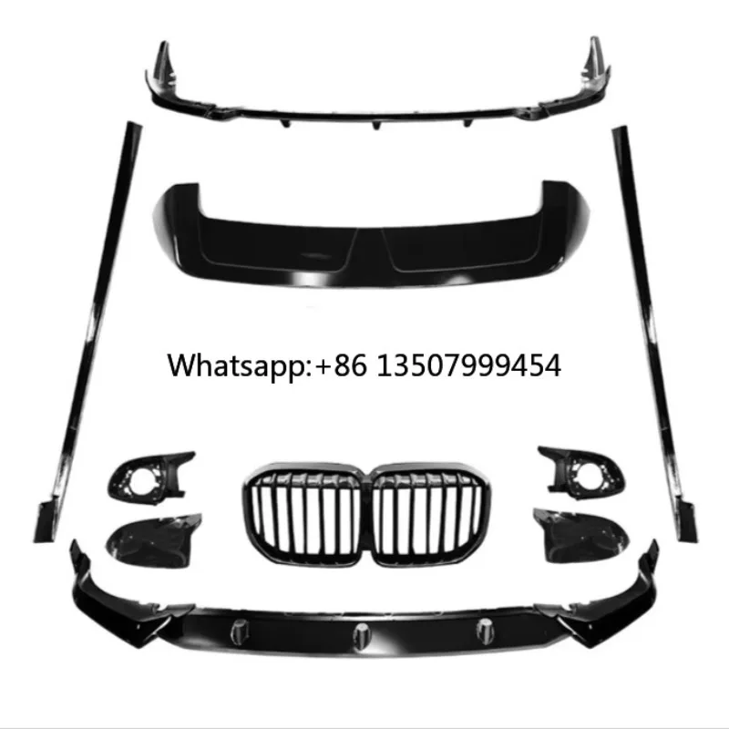 2019 Fast Shipping Black Bison Body Kits Car Replace Front Lip Rear Diffuser Grille For G07 X7