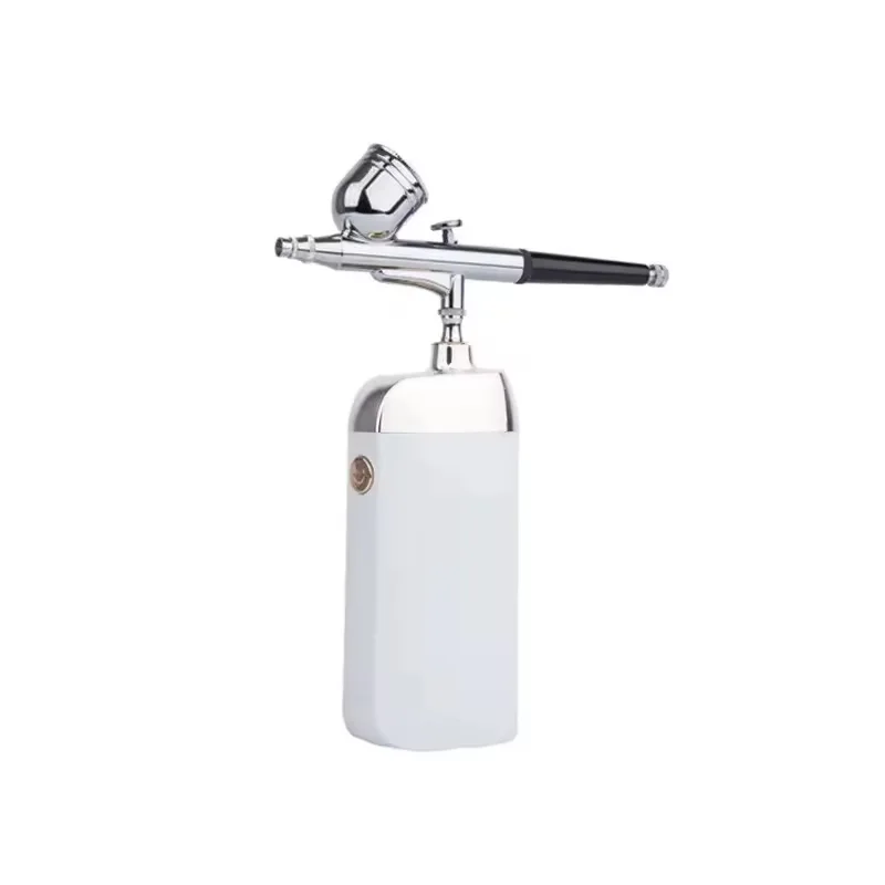 ชุดเครื่องพ่นสีแบบพกพาขายดี พร้อมเครื่องอัดอากาศขนาดเล็ก สำหรับช่างตัดผม