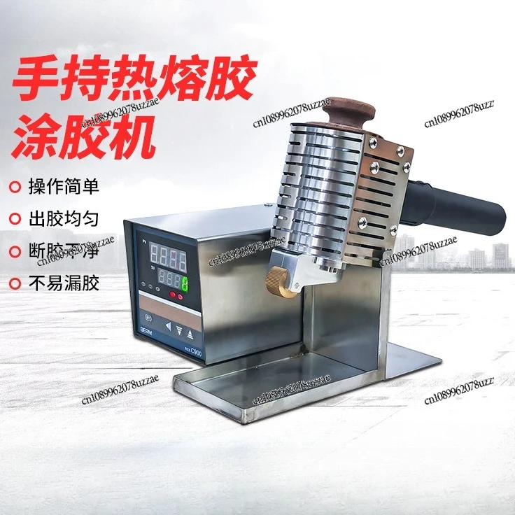 Hand Push Hot Melt Adhesive Machine Small Glue Coating Roller Leather Gift Box Pressure Sensitive Granular Portable