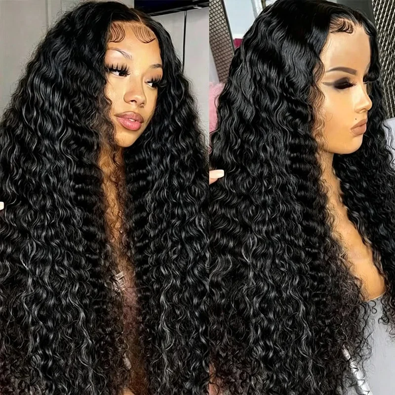 Wear‑and‑Go Glueless Brazilian Virgin Hair Long Wavy Wig Brazilian Wig Original Wigs Human Hair High Density Water Wave Virgin
