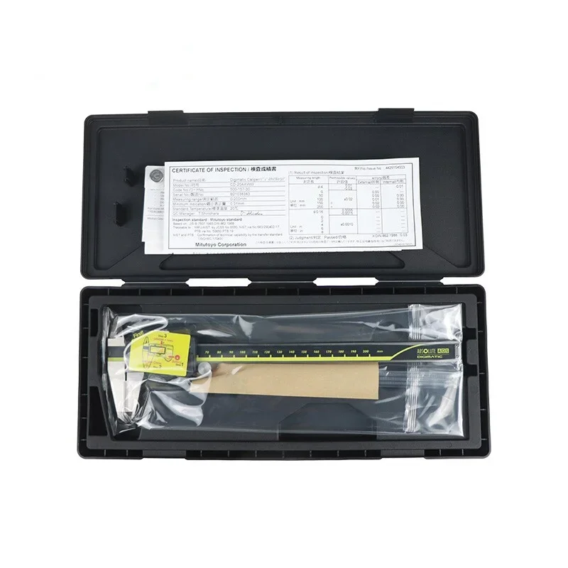 Imagem -05 - Mitutoyo Digital Caliper Absolute Polegada Métrica Range 0.001 Precisão 00005 Vernier Caliper 50019720 Aço Inoxidável