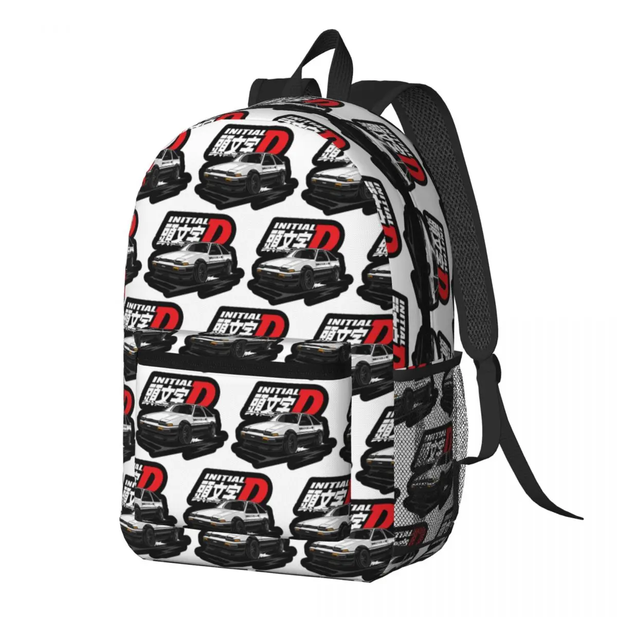 Anime Drift AE86 Initial D Backpack Daypack Large Capacity Kids BookBag School Bag Shoulder Bags for Men Women
