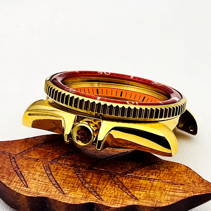 Mod NH34 NH35 Case SKX007 Watch Cases fit for NH35 NH36 7S26 Movement Crown at 3.0 SKX007 Diving Watch Cases