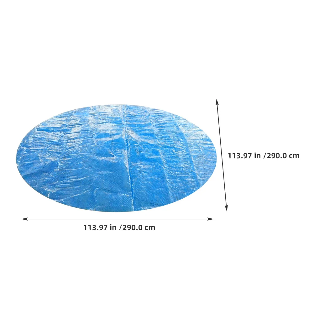 1Pcs Heat Insulation Pool Blanket 2.9m Blue Swimming Pool Cover Waterproof for Inflatable Frame Pools