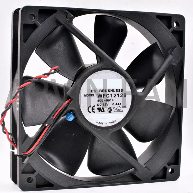 Brand New Original WFC1212B 12cm 12025 120mm Fan DC12V 0.44A Computer Case Thermal Temperature Control Silent Cooling Fan