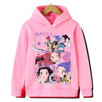 KPop Demon Hunters Huntrix Hoodie Kids Hooded Sweatshirt Baby Girls Pullover Hoodies Boys Fashion Outerwear Children's Clothing