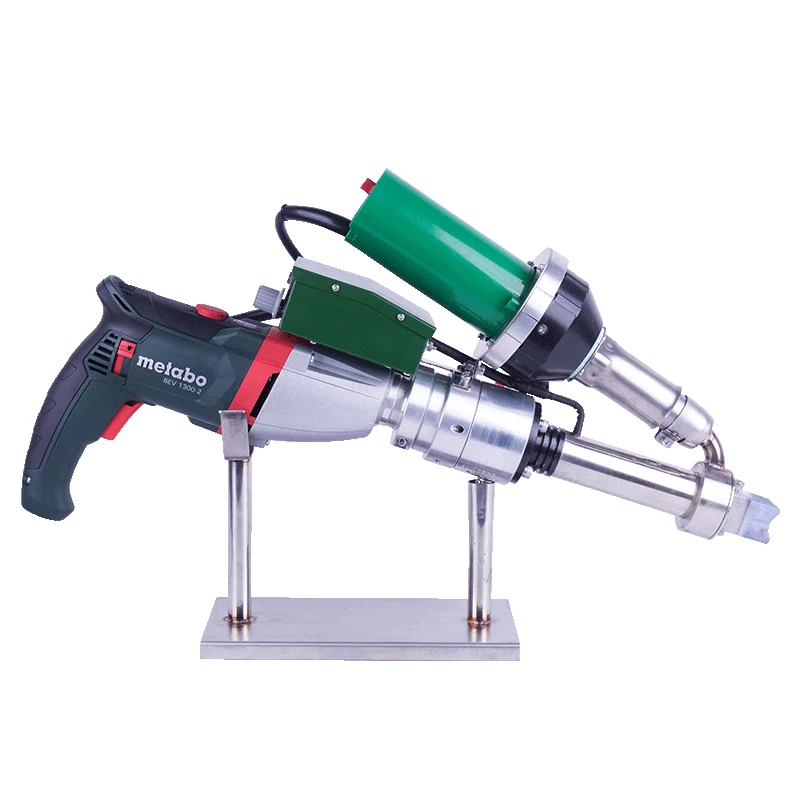 230V Plastic Extrusion Welder Hand Extruder Hot Air Welding Gun LST610A Dual Heating for HDPE PP PE Sheet Pipe Membranes