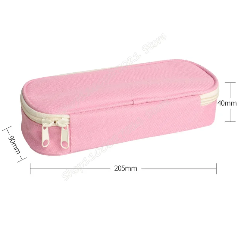 Astuccio per matite Gabby Dollhouse Anime scatola per penne con cerniera di grande capacità borsa per cancelleria per studenti di cartoni animati