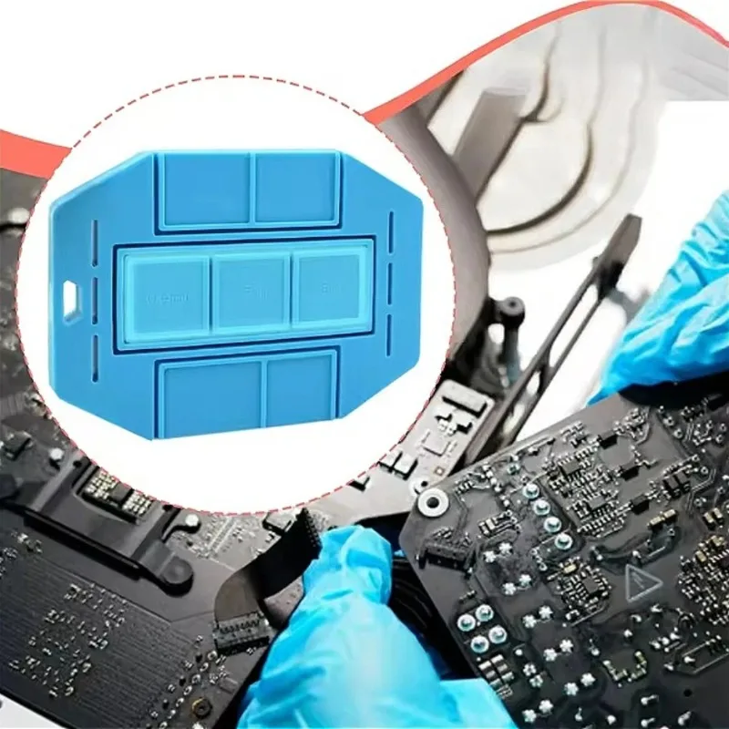 

Insulation Silicone Pad Mat Universal Stencil Magnetic Base for Mobile Phone CPU Chip Soldering Reballing Tools