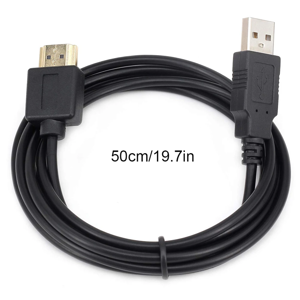 Cabo de alimentação usb portátil para hdmi-adaptador de divisor de cabo de carregamento masculino para carregador masculino para dispositivo inteligente