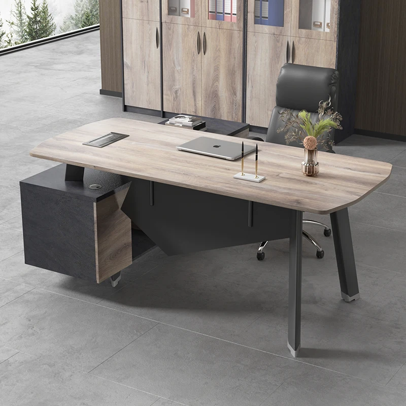 Boss's desk, modern and minimalist office furniture, office desk, shift desk, boss desk, manager desk, seat combination