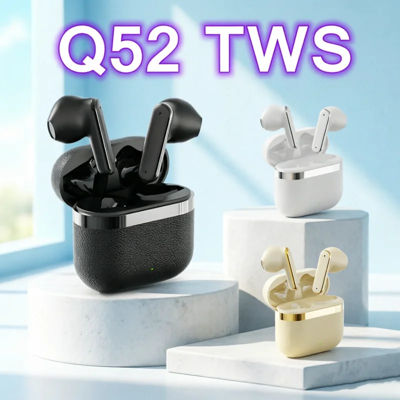 Q52 Tws Bluetooth Earbuds with LED Digital Display Headset Hifi Headphones Wireless in-Ear Earphones for Xiaomi Headphones