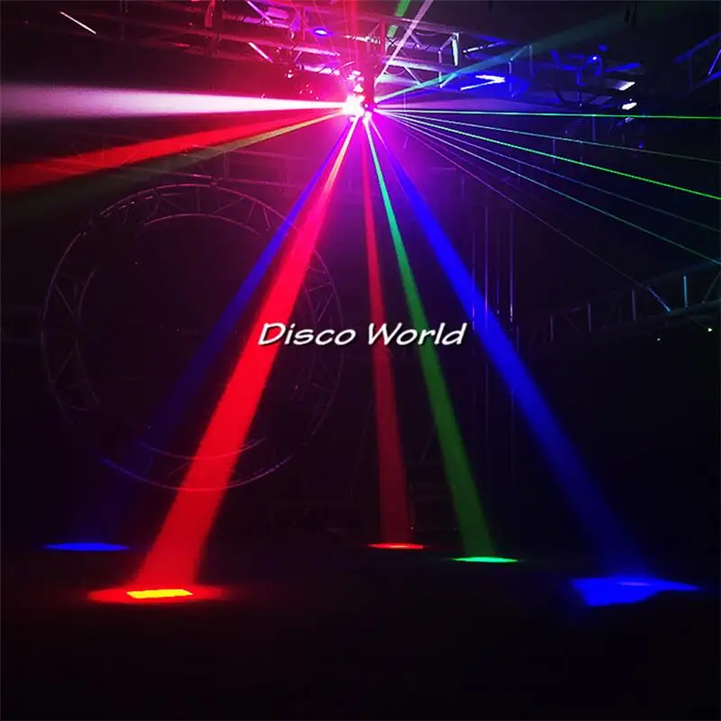 Professional DJ Disco Ball Lights LED Beam Laser Strobe  3in1 Moving Head Football Light DMX Nightclub Party Show Stage Lighting