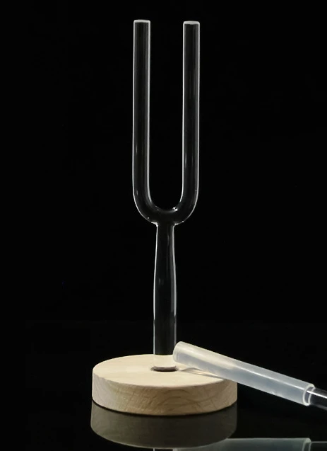 Hooqu 10 มม.16 มม.20 มม.Healing เครื่องดนตรีสมาธิส้อม Chakra Sound Healing คริสตัลควอตซ์ส้อมเสียง