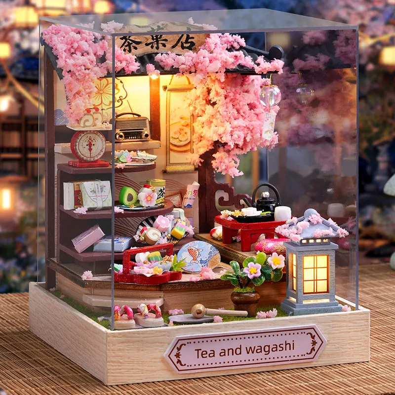 3D Puzzle DIY Handmade Building Model Dollhouse Toys Sets Room Bedroom Home Decor Toys For Friends Birthday Gifts