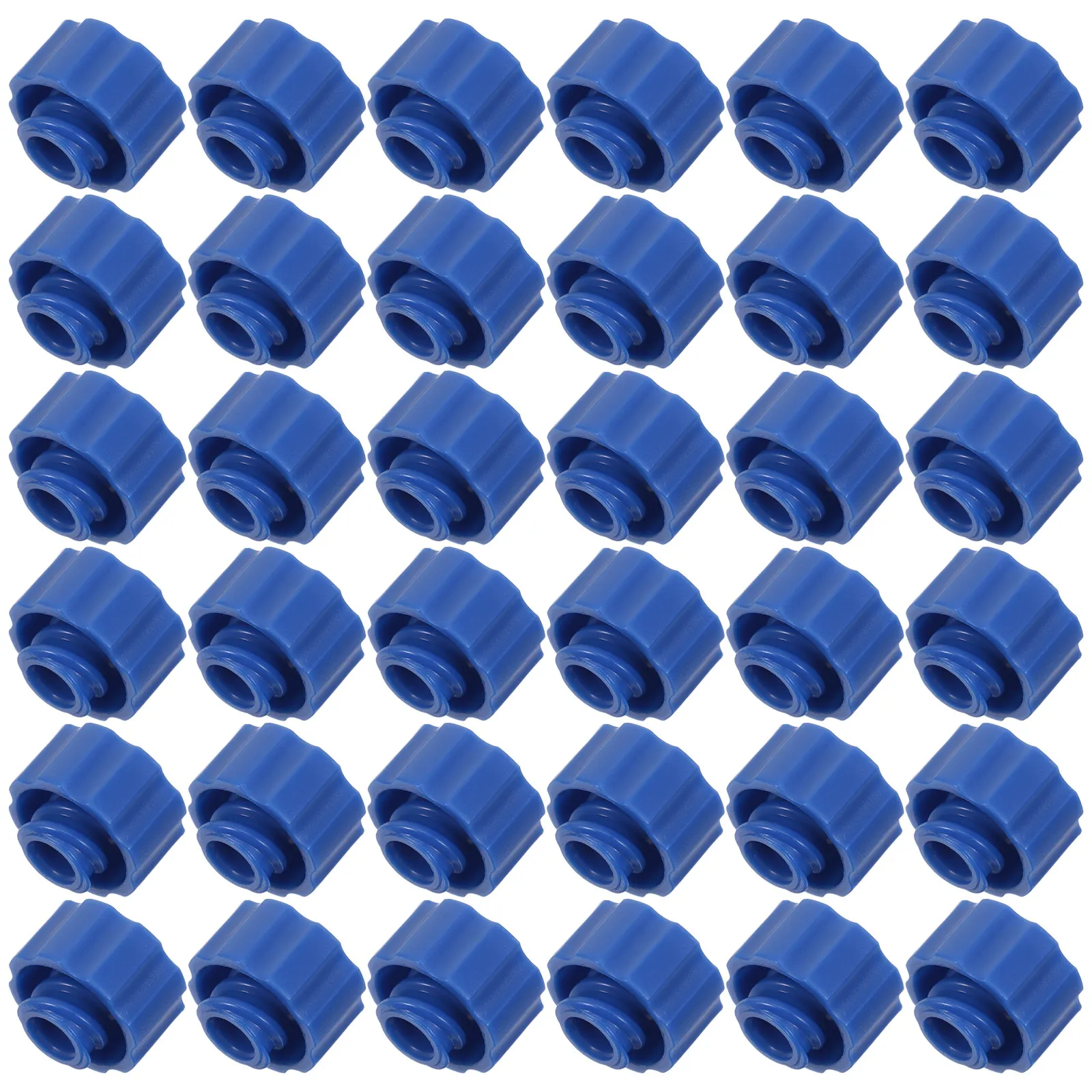 50Pcs Precision Dispensing Needle Tip Cap Plastic Luer Lock Applicator Screw Type Replacement for Industrial Laboratory Supplies