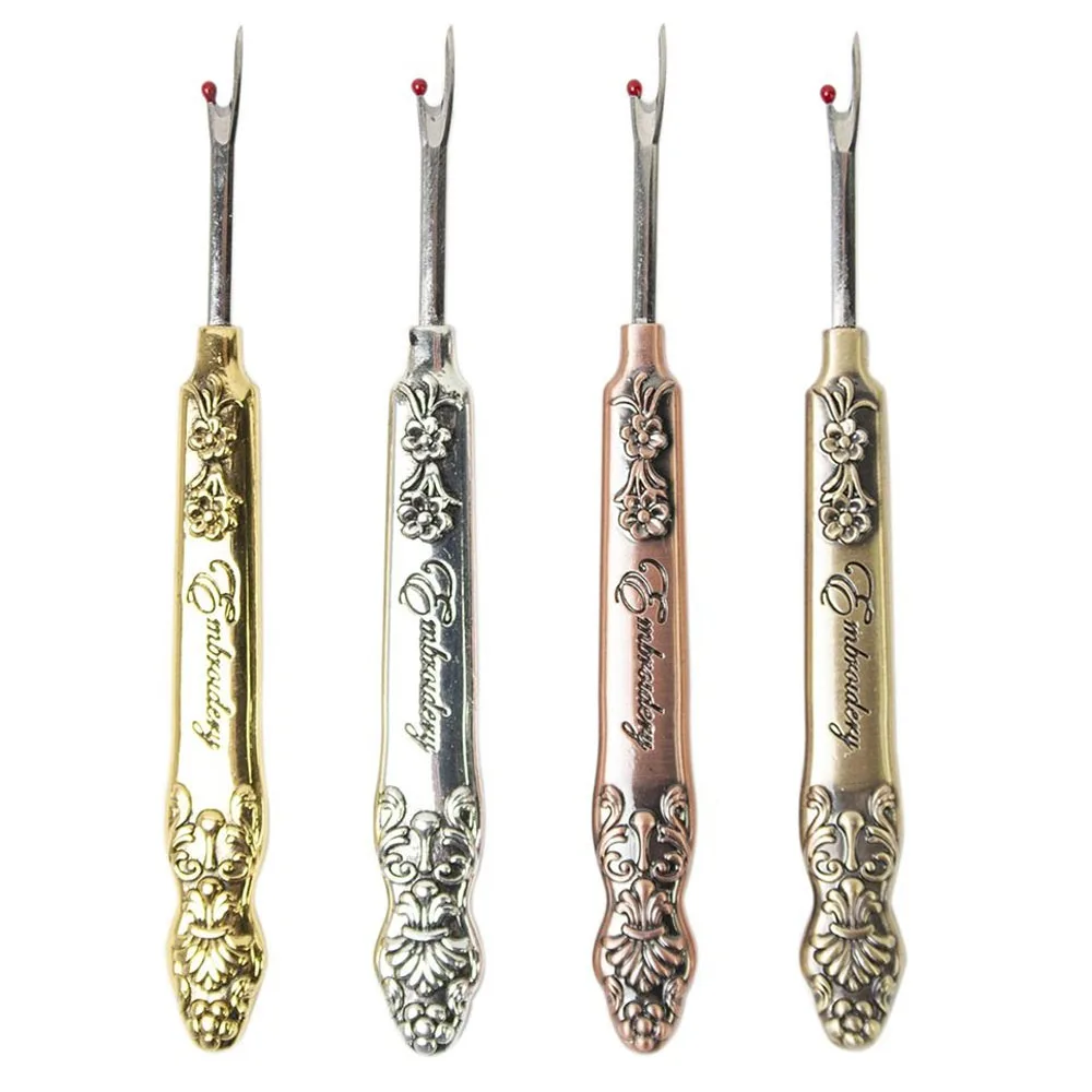 Stainless Steel Handle Sewing Seam Ripper Sewing Stitch Thread Unpicker Vintage Thread Cutter for DIY Sewing Thread Remover
