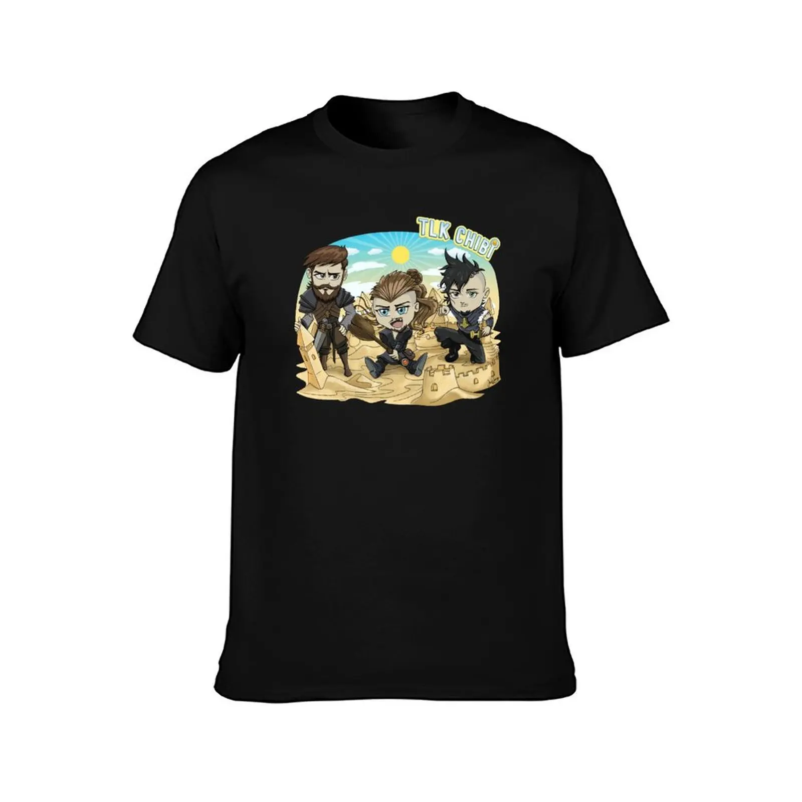 The Last Kingdom Chibi Finan - Uhtred - Sihtric T-Shirt Casual Minimalist Short Sleeve Top T-Shirt