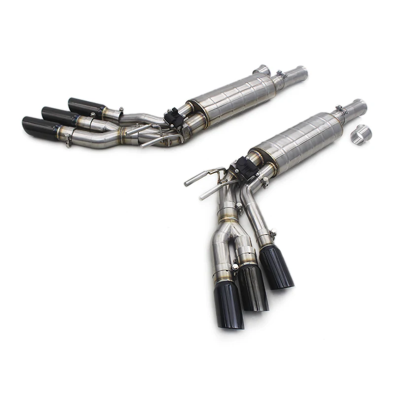 

OEM Valvetronic Exhaust Pipes for Mercedes-Benz G63 W464 4.0T 2019-2023 Stainless Steel Muffler Catback Plated Black Tips